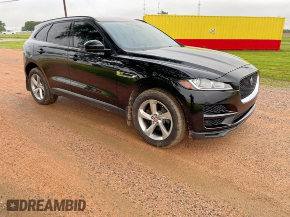 2017 Jaguar F-Pace 20d Premium with VIN SADCJ2BN9HA096252, listed as a Copart auction lot 55564935 with 98,439 mi miles and Clean Title. Bid and sale history available at DreamBid. Image 1.