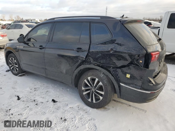 2022 Volkswagen Tiguan S z VIN 3VV0B7AX7NM133231, wystawiony jako Copart lot #85285634 z przebiegiem 92 138 mil mil oraz Czysty tytuł • Clean title. Historia ofert i sprzedaży dostępna na DreamBid. Obrazek 2.