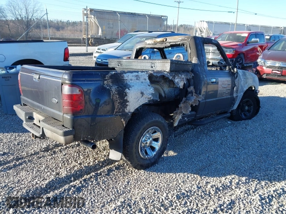 2001 Ford Ranger XL with VIN 1FTYR10C21PA25807, listed as a IAAI auction lot 41024948 with 1 mi miles. Bid and sale history available at carsss.com. Image 4.