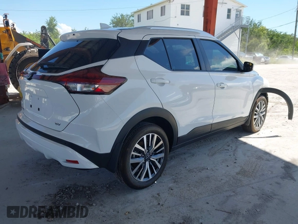 2023 Nissan Kicks SV with VIN 3N1CP5CV1PL478974, listed as a IAAI auction lot 42480254 with 5,247 mi miles and . Bid and sale history available at DreamBid. Image 4.