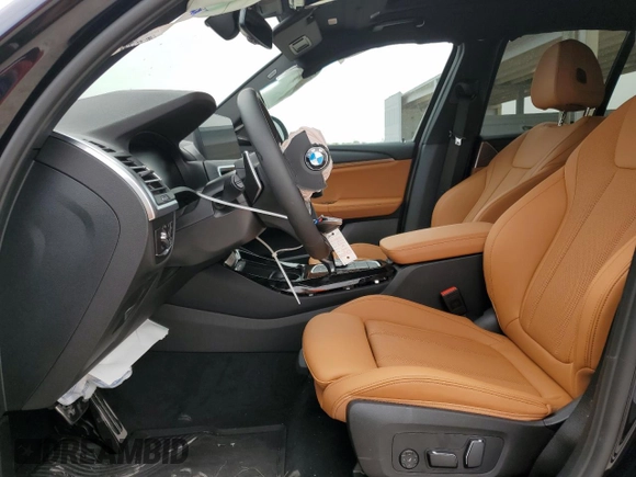 2024 BMW X3 sDrive30i with VIN 5UX43DP05R9W74853, listed as a Copart auction lot 51118215 with Not Provided miles and Non Repairable. Bid and sale history available at DreamBid. Image 7.