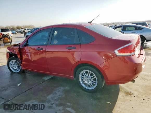2011 Ford Focus SE with VIN 1FAHP3FN0BW102875, listed as a Copart auction lot 48618065 with 0 mi miles and Salvage Title. Bid and sale history available at carsss.com. Image 2.