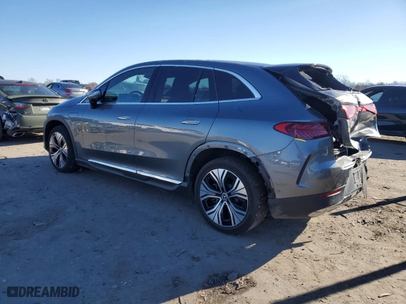 2023 Mercedes-Benz EQE with VIN 4JGGM1CB4PA029698, listed as a Copart auction lot 45127695 with 14,393 mi miles and Salvage Title. Bid and sale history available at carsss.com. Image 2.