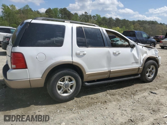 2002 Ford Explorer Eddie Bauer с VIN 1FMDU74E82UC13628, выставлен на аукционе Copart как лот 53943485 с пробегом Не указан миль и Списание • Salvage title. История ставок и продаж доступна на DreamBid. Изображение 3.