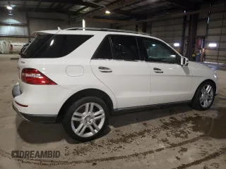 2014 Mercedes-Benz M 350 with VIN 4JGDA2EB2EA286578, listed as a Copart auction lot 45470435 with 121,968 mi miles and Salvage Title. Bid and sale history available at DreamBid. Image 3.