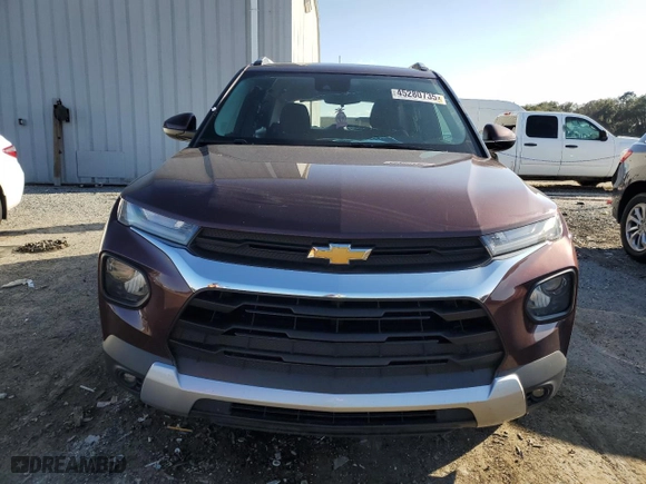 2023 Chevrolet TrailBlazer LT with VIN KL79MPS20PB039363, listed as a Copart auction lot 45280735 with NaN miles and Salvage Title. Bid and sale history available at carsss.com. Image 5.