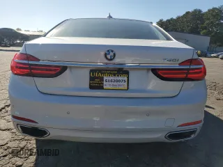 2016 BMW 7 Series 740i with VIN WBA7E2C54GG547970, listed as a Copart auction lot 71097393 with 60,464 mi miles. Bid and sale history available at carsss.com. Image 6.