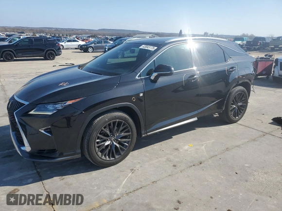 2017 Lexus RX with VIN 2T2ZZMCA0HC076551, listed as a Copart auction lot 43045175 with 134,795 mi miles and Salvage Title. Bid and sale history available at carsss.com. Image 1.