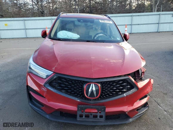 2019 Acura RDX w/Advance Pkg with VIN 5J8TC2H77KL030567, listed as a Copart auction lot 87021114 with 46,283 mi miles and Salvage Title. Bid and sale history available at carsss.com. Image 5.