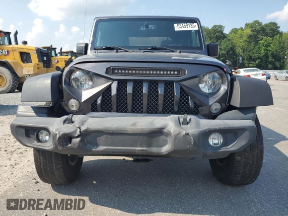 2017 Jeep Wrangler Sport with VIN 1C4AJWAG9HL721332, listed as a Copart auction lot 63459185 with 143,608 mi miles and Salvage title. Bid and sale history available at DreamBid. Image 5.