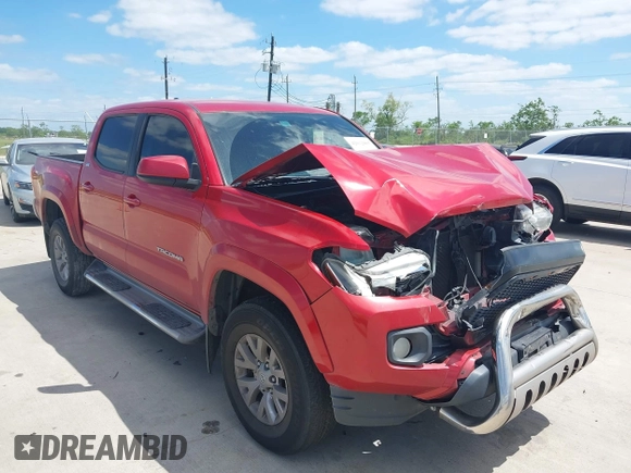 2016 Toyota Tacoma SR5 with VIN 5TFAX5GN2GX059826, listed as a IAAI auction lot 42032005 with 209,271 mi miles. Bid and sale history available at carsss.com. Image 1.