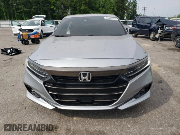 2021 Honda Accord Sport z VIN 1HGCV2F31MA026412, wystawiony jako Copart lot #54490965 z przebiegiem 51 658 mil mil oraz Szkoda całkowita • Salvage title. Historia ofert i sprzedaży dostępna na DreamBid. Obrazek 5.