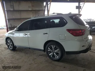 2020 Nissan Pathfinder S with VIN 5N1DR2ANXLC603257, listed as a Copart auction lot 48836795 with 147,543 mi miles and Clean Title. Bid and sale history available at carsss.com. Image 2.