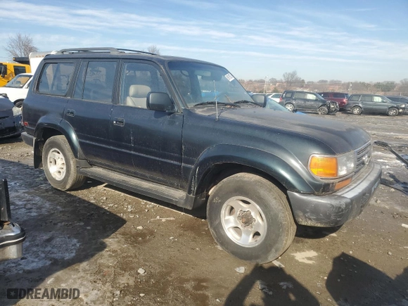 1996 Toyota Land Cruiser with VIN JT3HJ85JXT0147869, listed as a Copart auction lot 89119075 with 161,207 mi miles and Salvage Title. Bid and sale history available at carsss.com. Image 4.