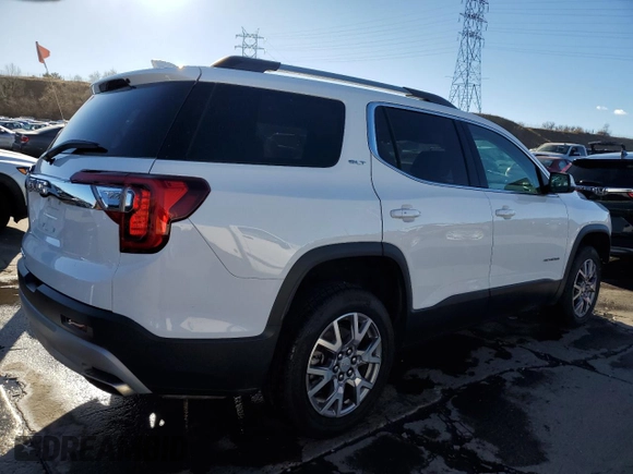 2020 GMC Acadia SLT with VIN 1GKKNML47LZ180484, listed as a Copart auction lot 86711264 with 54,643 mi miles and Salvage Title. Bid and sale history available at DreamBid. Image 3.