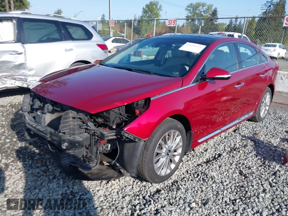2015 Hyundai Sonata Limited with VIN 5NPE34AF7FH060103, listed as a IAAI auction lot 42096524 with 119,497 mi miles and . Bid and sale history available at carsss.com. Image 18.