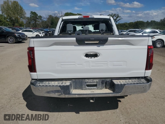 2024 Ford F-150 XLT with VIN 1FTFW3L5XRKD72951, listed as a Copart auction lot 72419834 with 0 mi miles and Salvage Title. Bid and sale history available at carsss.com. Image 6.