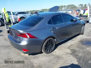 2014 Lexus IS 350 with VIN JTHBE1D21E5005034, listed as a IAAI auction lot 41674483 with 110,456 mi miles. Bid and sale history available at carsss.com. Image 4.