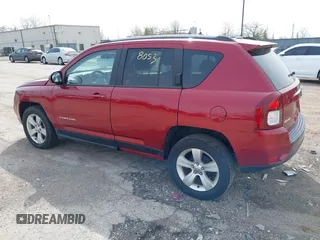 2017 Jeep Compass High Altitude with VIN 1C4NJDEB4HD191432, listed as a IAAI auction lot 41938053 with 183,621 mi miles and . Bid and sale history available at DreamBid. Image 3.