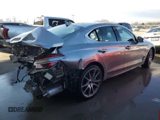 2025 Genesis G70 2.5T with VIN KMTG34SC9SU154000, listed as a Copart auction lot 88914685 with Not Provided miles and Salvage Title. Bid and sale history available at carsss.com. Image 3.