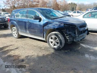 2015 Chevrolet Equinox LS z VIN 2GNALAEK8F1176665, wystawiony jako IAAI lot #41681599 z przebiegiem 112 918 mil mil oraz . Historia ofert i sprzedaży dostępna na DreamBid. Obrazek 1.