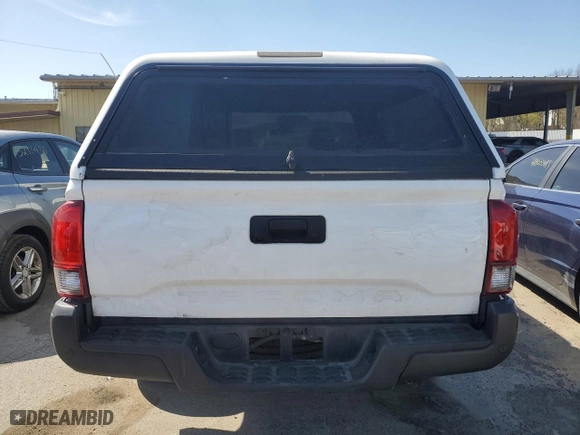 2020 Toyota Tacoma 2WD SR with VIN 5TFRX5GN9LX172895, listed as a Copart auction lot 52379895 with 37,704 mi miles and Clean Title. Bid and sale history available at carsss.com. Image 6.