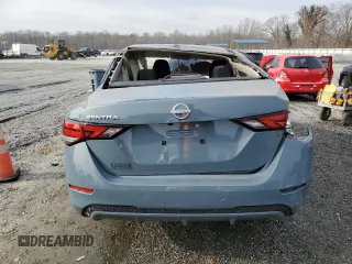 2025 Nissan Sentra SV with VIN 3N1AB8CVXSY264598, listed as a Copart auction lot 48884285 with Not Provided miles and Non Repairable. Bid and sale history available at carsss.com. Image 6.