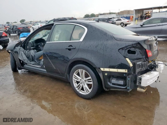 2012 Infiniti G37 Sedan x with VIN JN1CV6AR8CM972847, listed as a Copart auction lot 54527355 with 0 mi miles and Clean Title. Bid and sale history available at carsss.com. Image 2.