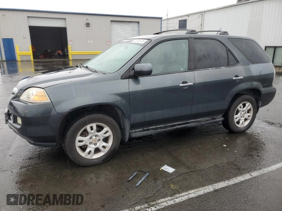 2004 Acura MDX Touring Pkg w/Navigation with VIN 2HNYD18844H524884, listed as a Copart auction lot 43446745 with 282,799 mi miles and Salvage Title. Bid and sale history available at carsss.com. Image 1.