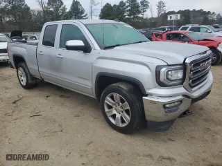 2016 GMC Sierra 1500 SLE with VIN 1GTV2MEC1GZ387786, listed as a Copart auction lot 87523675 with 0 mi miles and Salvage Title. Bid and sale history available at carsss.com. Image 4.
