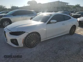 2021 BMW 4 Series 430i with VIN WBA53AP03MCG66105, listed as a Copart auction lot 88971625 with 69,236 mi miles and Salvage Title. Bid and sale history available at DreamBid. Image 1.