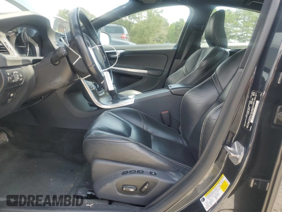 2015 Volvo S60 T6 Drive-E with VIN YV149MFK3F1349819, listed as a Copart auction lot 66590114 with 166,860 mi miles and Salvage Title. Bid and sale history available at carsss.com. Image 7.