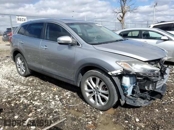 2013 Mazda CX-9 Grand Touring with VIN JM3TB3DA9D0421207, listed as a Copart auction lot 46913575 with 139,513 mi miles and Non Repairable. Bid and sale history available at carsss.com. Image 4.