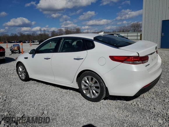 2017 Kia Optima EX with VIN 5XXGU4L31HG144876, listed as a Copart auction lot 50796225 with 156,444 mi miles and Salvage Title. Bid and sale history available at carsss.com. Image 2.