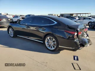 2018 Lexus LS with VIN JTHB5LFF9J5004168, listed as a Copart auction lot 81365154 with 21,900 mi miles and Salvage Title. Bid and sale history available at carsss.com. Image 2.