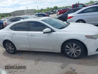 2017 Acura TLX w/Technology Pkg with VIN 19UUB1F50HA000009, listed as a IAAI auction lot 42005791 with 1 mi miles. Bid and sale history available at carsss.com. Image 12.
