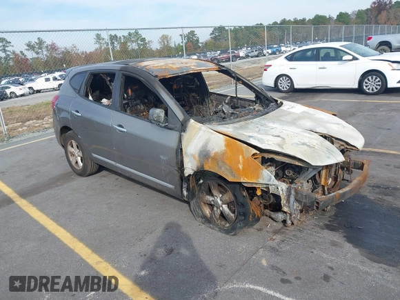 2013 Nissan Rogue S with VIN JN8AS5MT4DW011221, listed as a IAAI auction lot 40954827 with 98,020 mi miles. Bid and sale history available at carsss.com. Image 1.