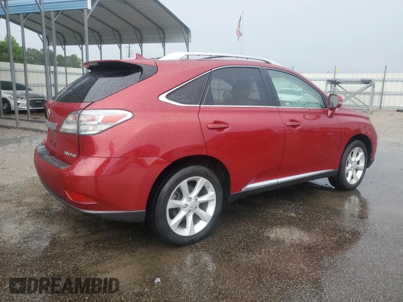 2011 Lexus RX 350 with VIN JTJZK1BAXB2411407, listed as a Copart auction lot 56562995 with 131,461 mi miles and Clean title. Bid and sale history available at DreamBid. Image 3.