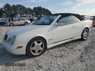 2002 Mercedes-Benz CLK 320/430 with VIN WDBLK65G52T109375, listed as a Copart auction lot 71832724 with 207,707 mi miles and Salvage Title. Bid and sale history available at carsss.com. Image 1.