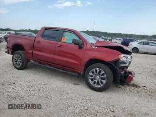 2024 Chevrolet Silverado 1500 RST with VIN 1GCUDEE86RZ138927, listed as a Copart auction lot 65021614 with 0 mi miles and Salvage Title. Bid and sale history available at carsss.com. Image 4.