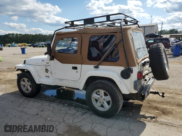 2000 Jeep Wrangler Sahara with VIN 1J4FA59S8YP721771, listed as a Copart auction lot 56924475 with 175,456 mi miles and Clean title. Bid and sale history available at DreamBid. Image 2.