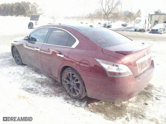2012 Nissan Maxima 3.5 S with VIN 1N4AA5AP0CC837365, listed as a IAAI auction lot 41394533 with 156,410 mi miles. Bid and sale history available at carsss.com. Image 3.