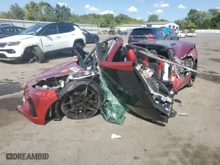 2021 Chevrolet Corvette 3LT with VIN 1G1YC2D45M5101703, listed as a Copart auction lot 71655094 with 0 mi miles and Salvage Title. Bid and sale history available at carsss.com. Image 1.
