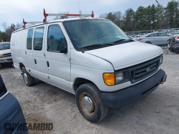 2005 Ford Econoline Cargo с VIN 1FTNS24L45HB01888, выставлен на аукционе IAAI как лот 41837403 с пробегом 150 995 миль миль и . История ставок и продаж доступна на DreamBid. Изображение 1.