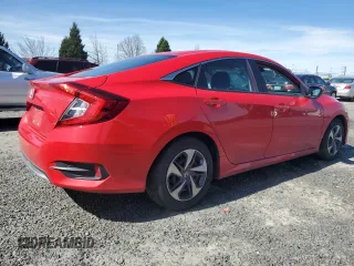2019 Honda Civic Sedan LX with VIN 2HGFC2F62KH598469, listed as a Copart auction lot 49850515 with 74,192 mi miles and Salvage Title. Bid and sale history available at carsss.com. Image 3.