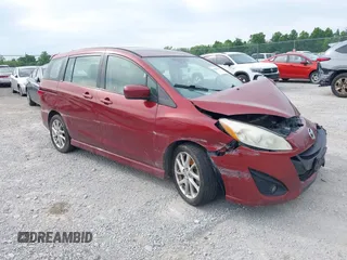 2012 Mazda 5 Grand Touring z VIN JM1CW2DL8C0142483, wystawiony jako IAAI lot #42258349 z przebiegiem 144 547 mil mil oraz . Historia ofert i sprzedaży dostępna na DreamBid. Obrazek 1.