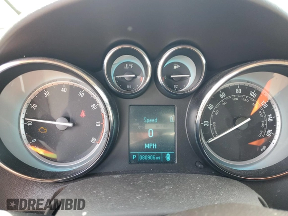 2013 Buick Verano Convenience Group with VIN 1G4PR5SK5D4109712, listed as a Copart auction lot 51054305 with 80,906 mi miles and Salvage Title. Bid and sale history available at DreamBid. Image 9.