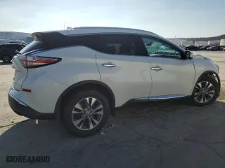 2017 Nissan Murano SL with VIN 5N1AZ2MH6HN203037, listed as a Copart auction lot 85762134 with 82,946 mi miles and Salvage Title. Bid and sale history available at carsss.com. Image 3.