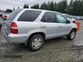 2001 Acura MDX with VIN 2HNYD18201H543262, listed as a Copart auction lot 50464125 with 184,922 mi miles and Salvage Title. Bid and sale history available at carsss.com. Image 3.