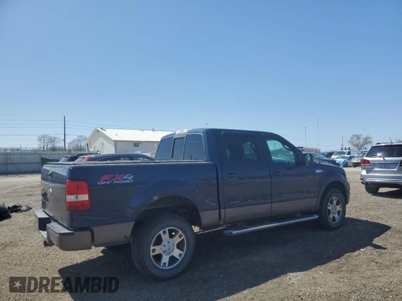 2005 Ford F-150 XLT with VIN 1FTPW14555FA18331, listed as a Copart auction lot 52236995 with 187,712 mi miles and Clean Title. Bid and sale history available at carsss.com. Image 3.